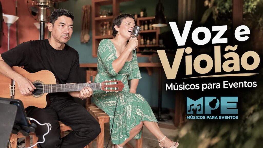 Dupla de voz e violão em almoço de aniversário em Sorocaba