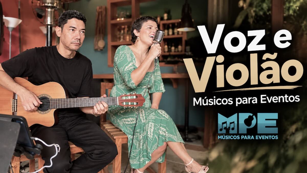 Dupla de voz e violão em almoço de aniversário em Sorocaba